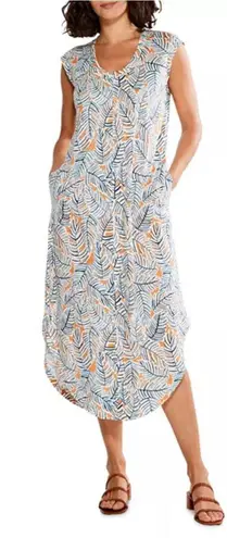 Nic+Zoe NZT BY Palm Scoop Tank Midi Dress