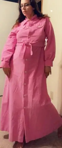 70s bubblegum duster robe Pink Size 14