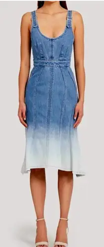 Amanda Uprichard NWT  Raisa Denim Dress- Size Small