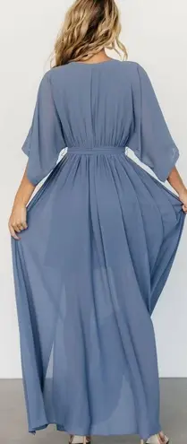 Baltic Born Kia Kimono Whisper Blue Maxi Dress