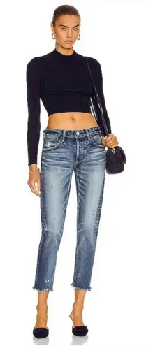Moussy Vintage Keller Tapered Jeans Blue Size 23
