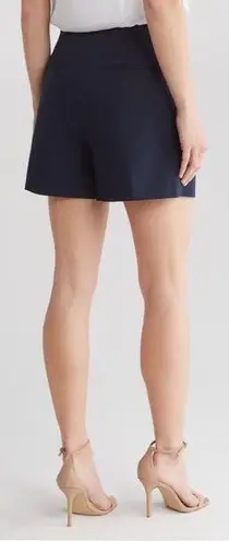 Rebecca Taylor NWT High Waist Cotton Tailored Navy Shorts Sz 14