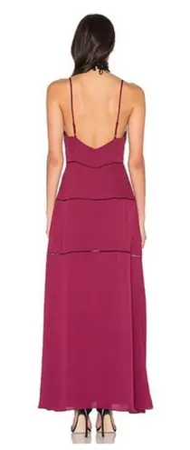 Majorelle Revolve Tyler Maxi Dress in Berry