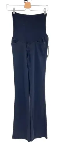 Genetic Denim Secret Fit Belly Maternity Flared Black Jeans Size 28