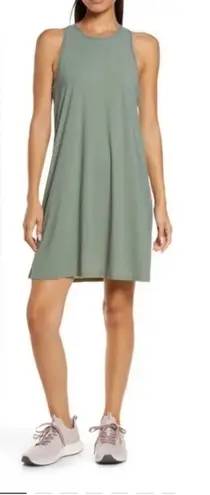 Sweaty Betty London Green Athleisure Swing Dress Athletic Tank Style Size L