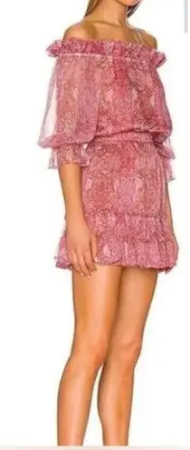 MISA Los Angeles Revolve Danae Dress in Washed Rose Lilac Pink Size Medium