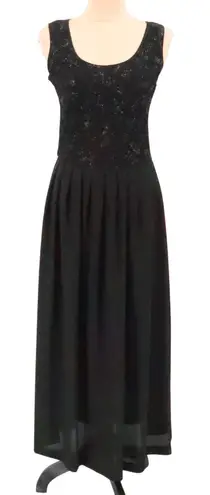 Jessica Howard Vtg Textured Jacket Maxi Dress Set Evening Formal NYE 90s Size 6 - Image 1