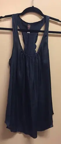 Lovely Day Satin Black Tank