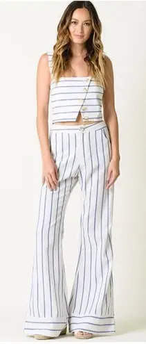 Lucca Couture LUCCA ISLA WIDE LEG CUFF PANTS. NWOT