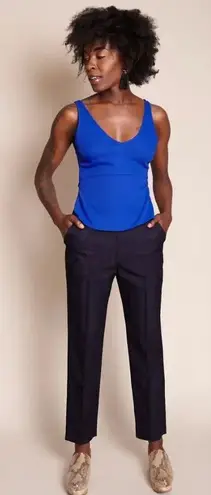 Rachel Comey Prime Pant in Fluid Linen Midnight Navy Blue Size US 6