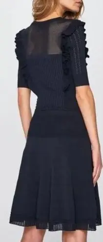 Scotch & Soda | Pointelle Knit Dress | Navy | Sz M