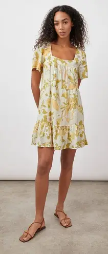 Rails Valentina Square Neck Dress in Citrus Floral - Small