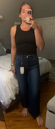 Quince BRAND NEW Dark Blue Straight Jeans