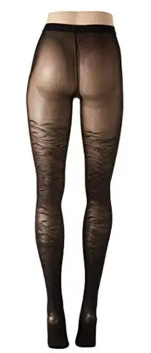 Wolford Ada Tights NWT black / black metallic size small