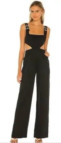 We Wore What Revolve Cut Out Overall in Black Size 6 NWT