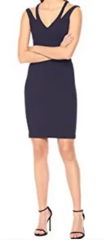 Likely Dress Womens Size 14 Blue Cruz Sleeveless Sheath Cutout Cocktail