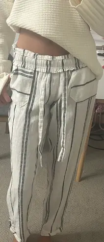 Sincerely Jules Wife Leg Stripped Lined Pants