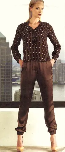 L.A.M.B. Real Leather Nude Platform Pumps Size 6