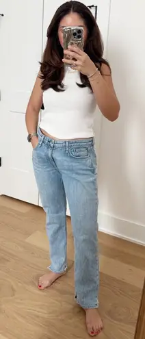 Rag and Bone  Dre Low Rise Slim Boyfriend Ankle Arrow High Light Wash US28