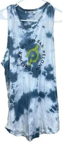 Peloton Tie-Dye Multicolor Tank Top Shirt Yoga Cycling Running Women’s Large L