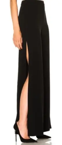 Alexis Black Brenda High Slit Wide Leg Pants Sz.L