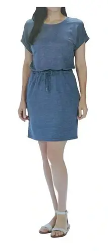 Hilary Radley Short Sleeve Dress Tie Waist Blue Stripe Women Plus Size XXL NWT