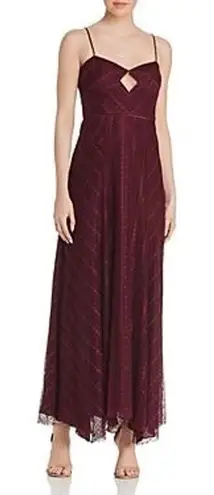 Jill Stuart Jill Eliza Lace Slip Gown Cutout Front in Purple 2 long maxi dress
