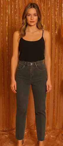 Jordache Vintage 1970’s Women’s Dark Gray Jeans Size 6 Tall (Vintage 12)