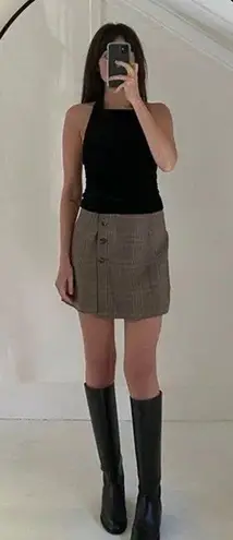 Be Smart Vintage Y2K Velvet High Neck Halter Top Size 5/6 Black