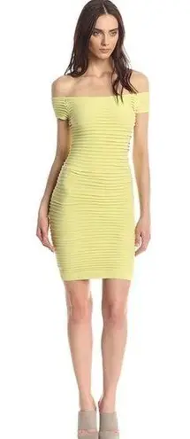 BCBGeneration  Bodycon Mini Dress Bright Lime Size XS Small