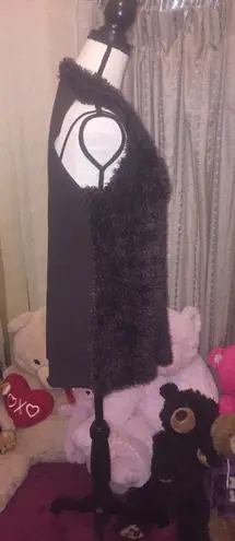 Noelle Brand Faux Fur Sweater Vest