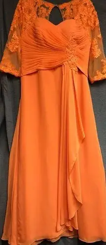 Jaeden Make you pretty more no size, orange, formal wedding gown Size XL