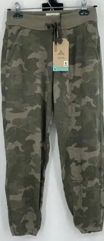 prAna NWT Women's Cozy Up Ankle Pant Jogger Sweatpants Sage Camo Size Xsmall