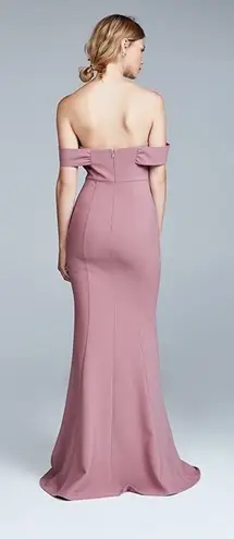 Likely Bartolli Off Shoulder Mermaid Gown Rose Pink 0 NWT