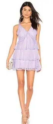 Majorelle  Nylah Mini Dress in Amethyst Purple Sz M