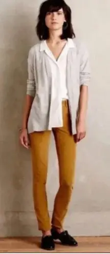 Pilcro and the Letterpress Pilco and the Letterpress Serif Corduroy Jegging Mustard Yellow 27