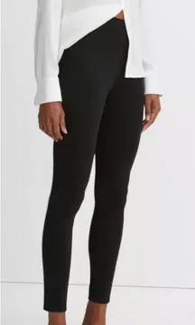 Vince‎ Back Seam Leggings Pants Womens Size XS Black Pull On Career Skinny Work