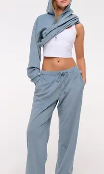 YPB superSOFT Rib Wide Leg Sweatpant