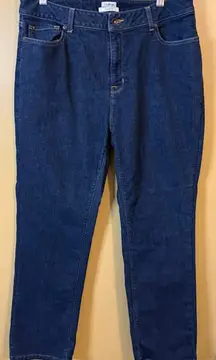 L.L. Bean Women's Flannel lined Classic Fit Jeans Size 14