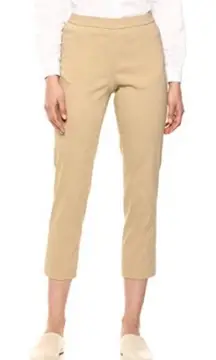 Theory Classic Minimalist Basic Pull On Eco  Organic Crunch Khaki Pants Size 10