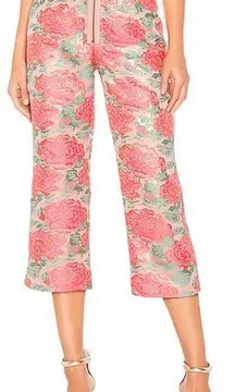 For Love & Lemons  Jackpot Brocade Pant in Pink