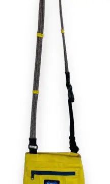 Kavu Keep Along Cross Body‎ Bag Rope Swing Canvas Travel Yellow Adjustable Strap
