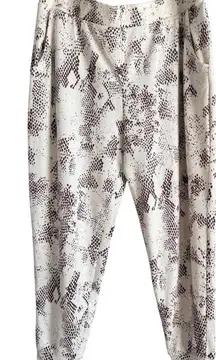 Meri Skye‎ Women's Size 2X Beige Soft Jogger Pull On Pants Stretch Cozy
