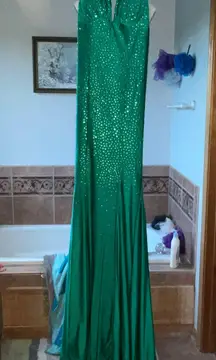 kissprom Emerald Green Prom Dress