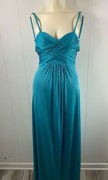 Windsor Long Sparkly Light Blue Maxi Dress Size 1/2