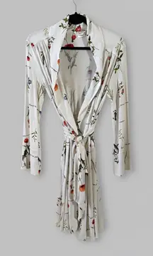 SOMA + CHICO’S Luxe Soft Floral Women's Midi Robe