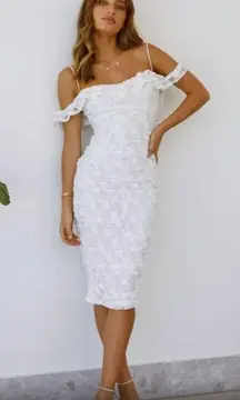 White Midi Dress