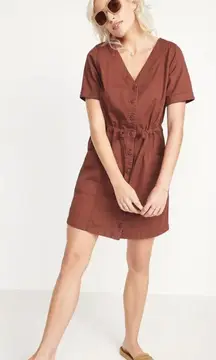 Waist Defined Utility Dress