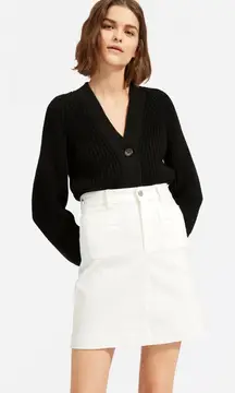 EVERLANE The Patch Pocket Skirt‎ In Color Bone Size 16