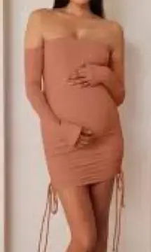 “The Lexi”  by Bump Suit, Rose Colored Maternity Dress  Size XS